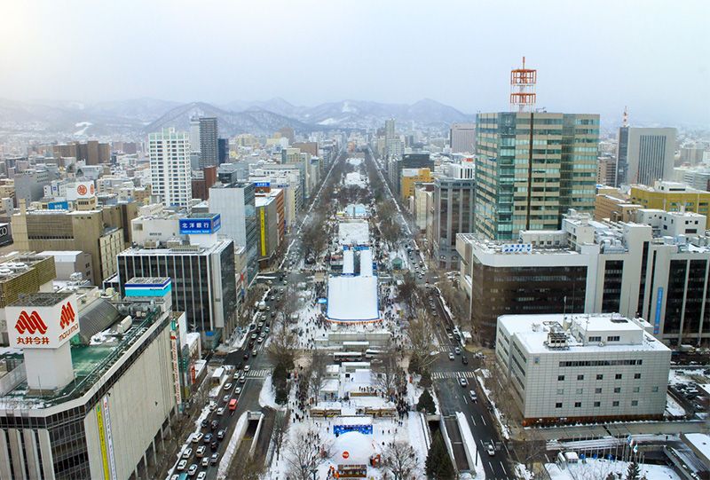 74th Sapporo Snow Festival 2024 Odori Venue Snow Sculpture