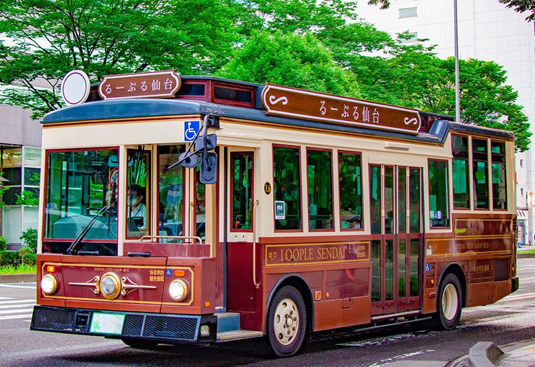 仙台觀光示範路線 無車 推薦一日遊計畫 Loople仙台 連結仙台旅遊景點的循環巴士一日通票