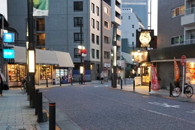 ถนนช้อปปิ้ง Kitababa sando ใน Shinagawa-shuku, Shinagawa, Tokyo