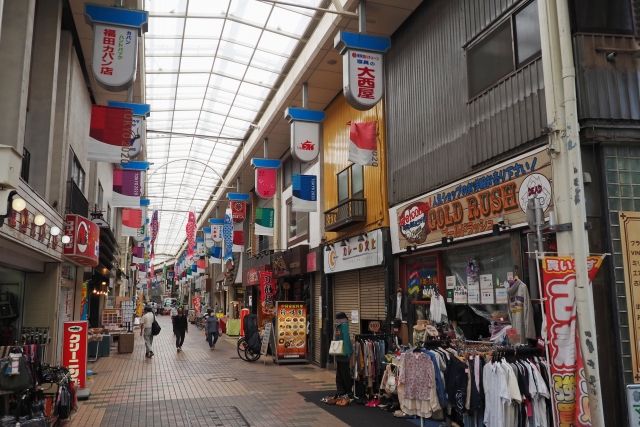 Nakanobu Shopping Street in Shinagawa, Tokyo