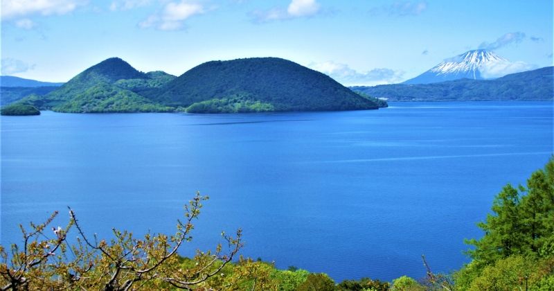 Shikotsu-Toya National Park Sightseeing Spots Play Leisure Feature View of Lake Toya from Sobetsu Park