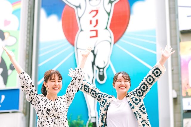 A girls trip exploring Dotonbori, Osaka