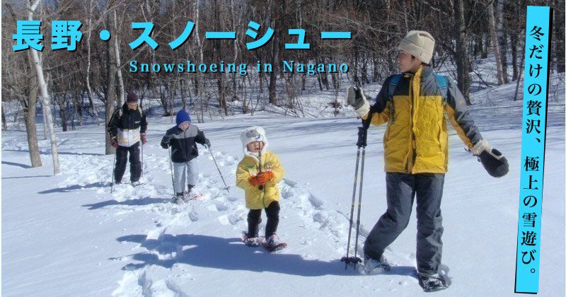 Nagano / Snowshoe Experience Tour │ Rental is possible and beginners are OK! Popular course plan & recommended shop information