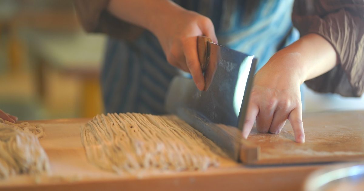 Soba making experience