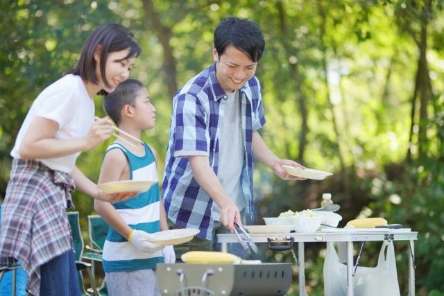 Popular campground for families