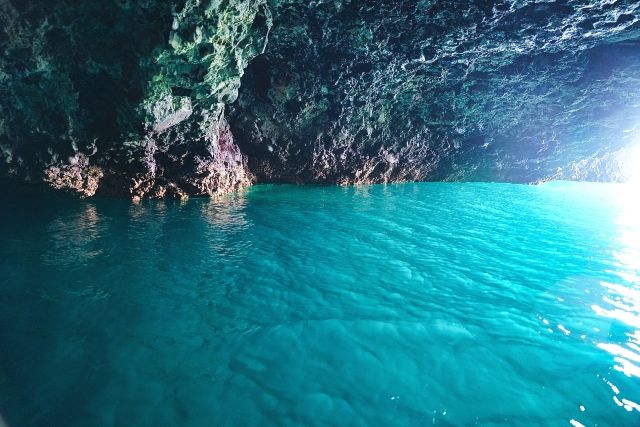 Hokkaido Southern Hokkaido Recommended Tourist Spot Fukushima Town Blue Cave