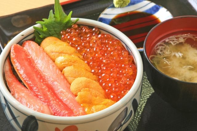 Hokkaido Southern Hokkaido Hakodate Morning Market Seafood Bowl