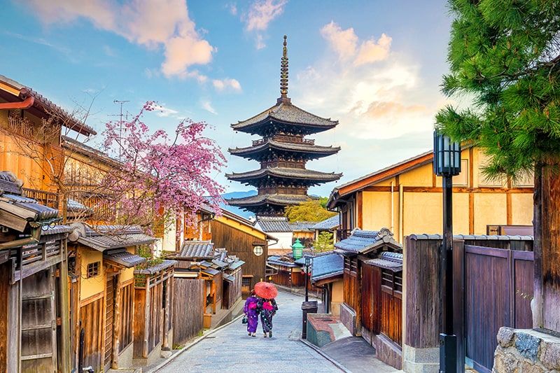 Five storied pagoda in Kyoto