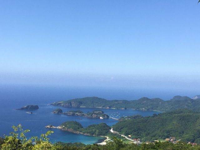 山陰でのイカ釣りイメージ　島根半島