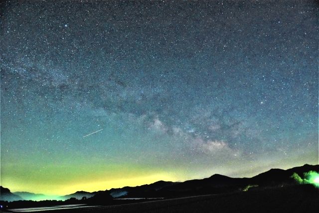 Starry sky in Minamimaki Village, Nagano Prefecture