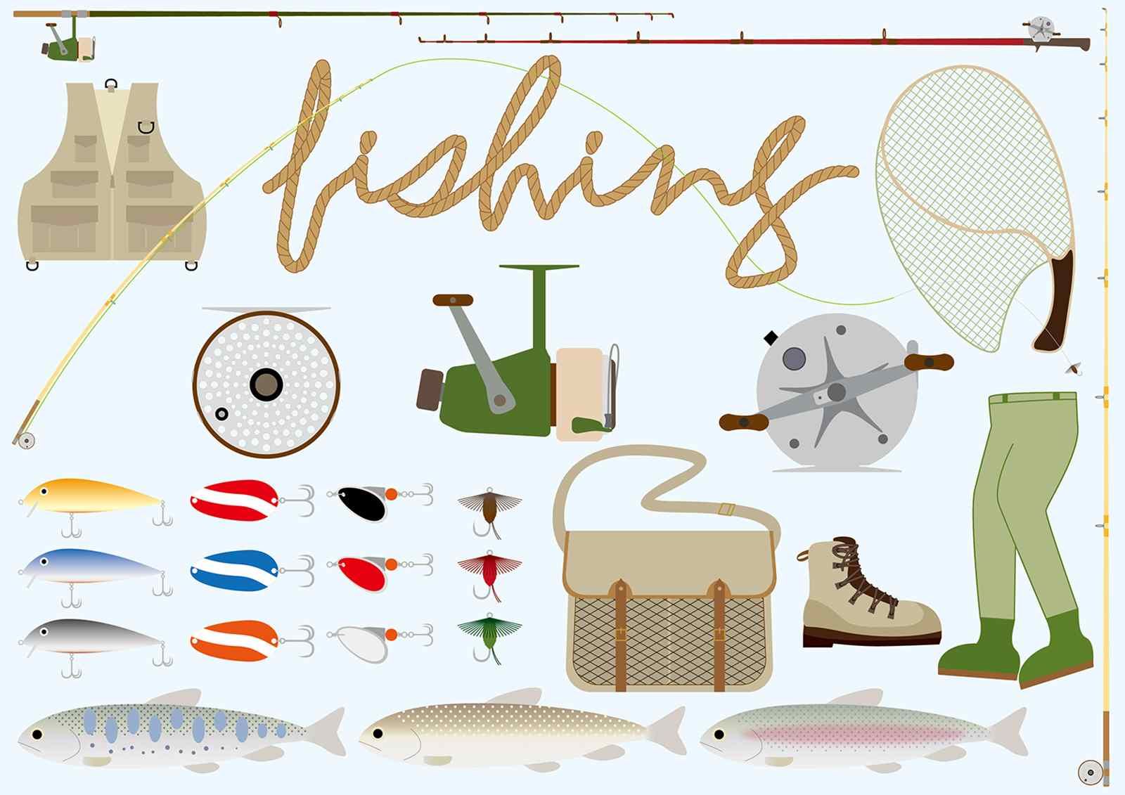 stream fishing items