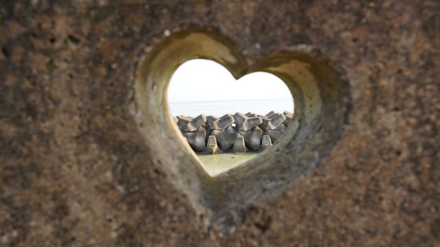 鹿児島　徳之島　観光スポット　母間ハート