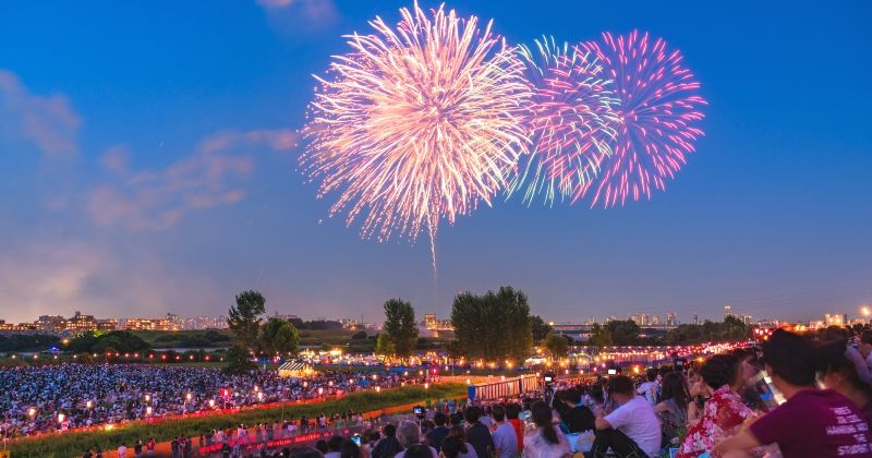 Tokyo Fireworks Festival August | Image of 2023 Schedule & Schedule