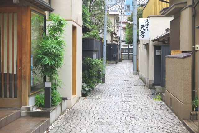 Hide and seek alley in Kagurazaka, Tokyo