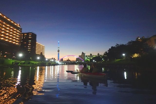 戶外運動俱樂部ZAC東京夜景獨木舟之旅