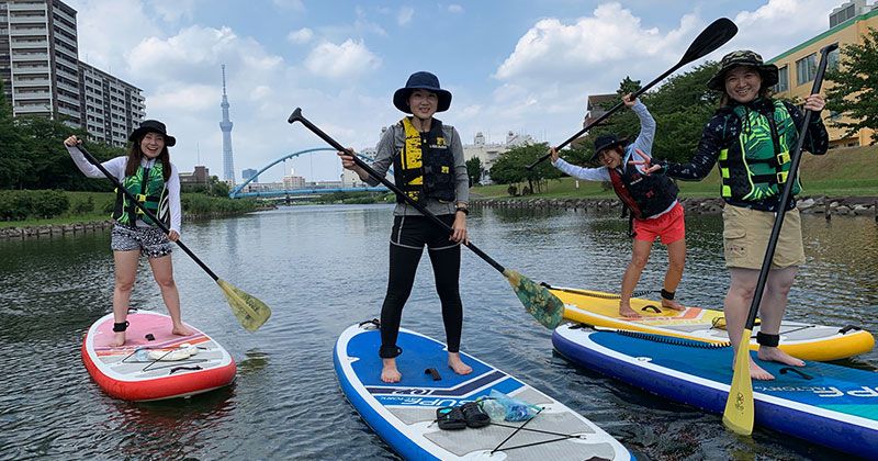 在東京可以 SUP 的地方│初學者體驗學校，教室，租賃旅遊