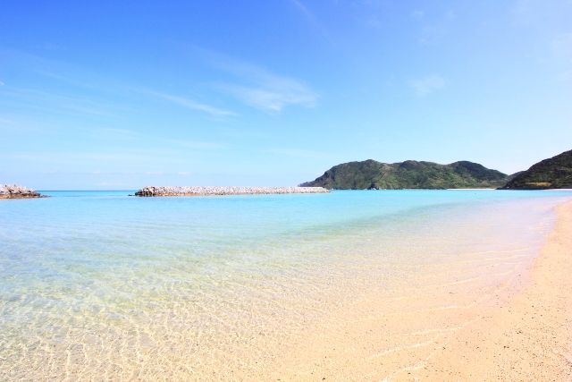 沖繩/離島 渡名喜島海灘 Agarihama