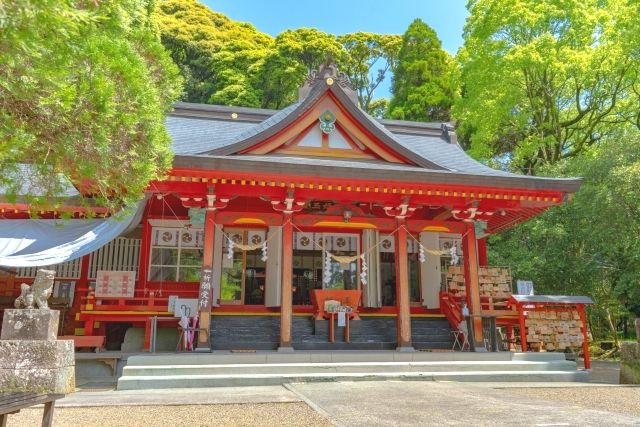 Toyotamahime Shrine, a tourist spot in Ureshino Onsen