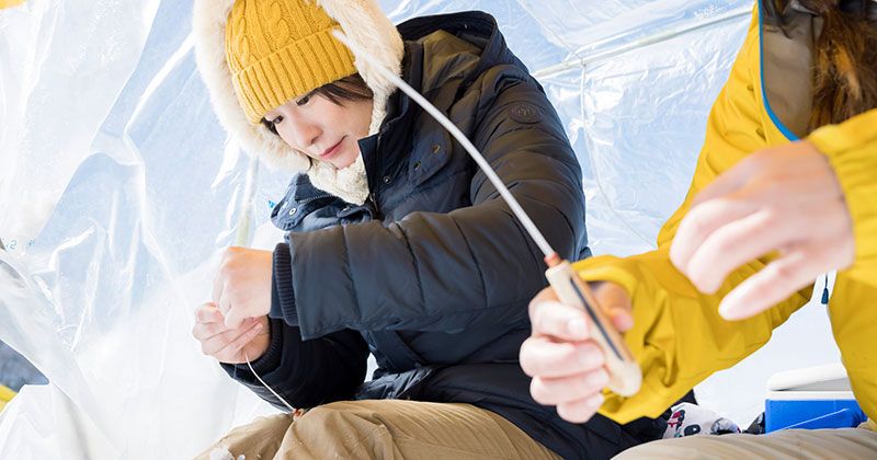 熔煉釣魚服裝和攜帶物品清單！介紹女性必看的冰船和圓頂船的必要準備！的影像