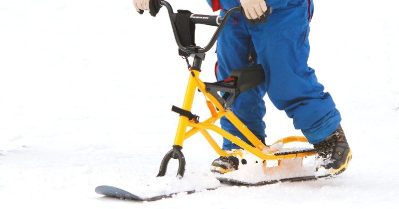 กีฬาฤดูหนาวยอดนิยม! Snowscoot (สโนว์ไบค์)