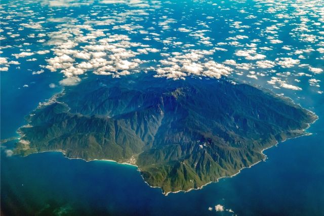 Yakushima aerial view