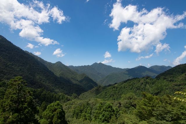 ภูเขามิยาโนอุระในคาโกชิม่าและยาคุชิมะ