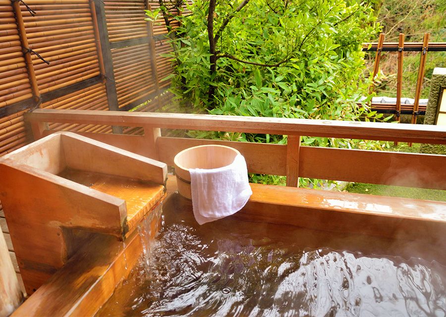 Yamanaka Onsen Tourist Map Recommended Spots & Gourmet Kaga Onsenkyo Calcium/Sodium Sulfate Spring Cypress Bath Open-air Bath Recovering from Fatigue Sensitive to Cold