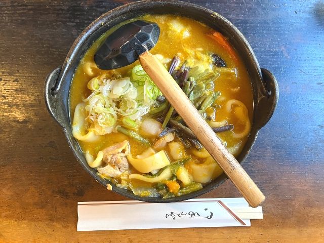 山中湖　小作　ランチ　ほうとう