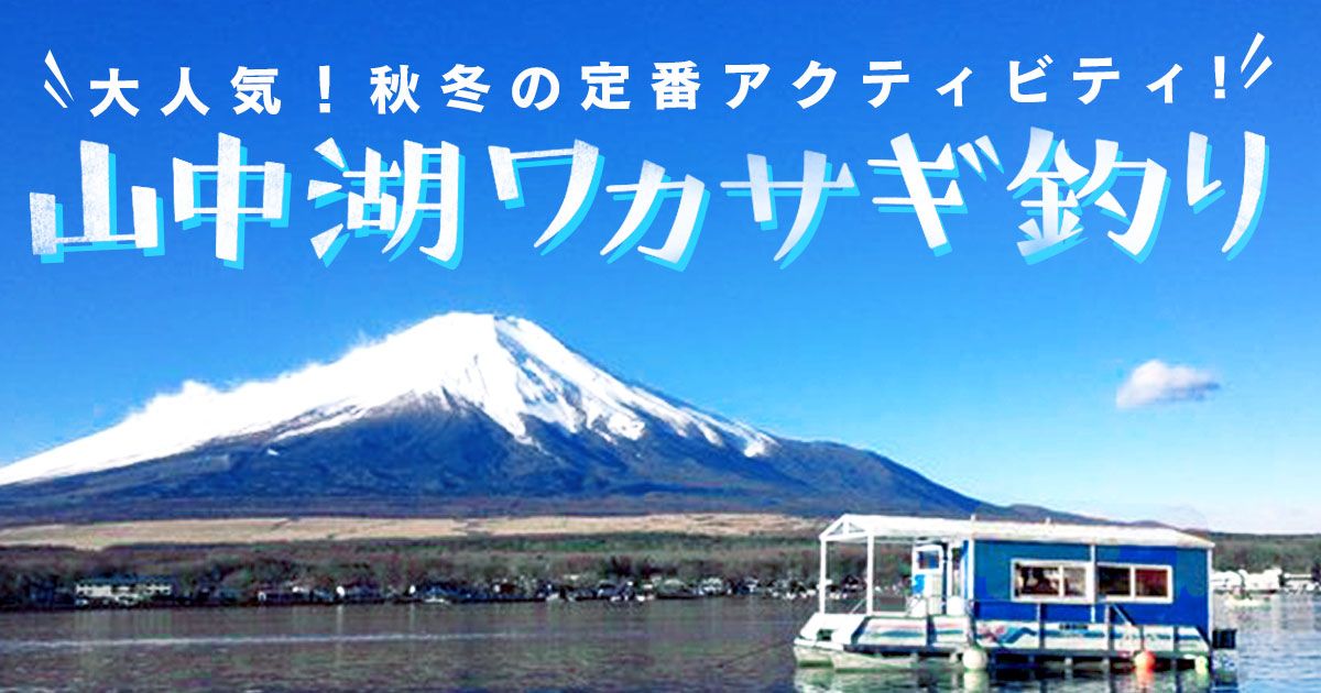 山中湖ワカサギ釣り 貸切ボート 乗合ドーム船人気ランキング アクティビティジャパン