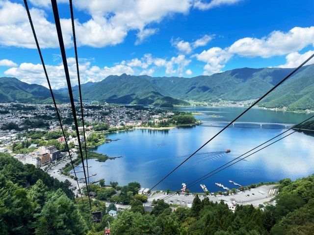 河口湖富士山全景索道