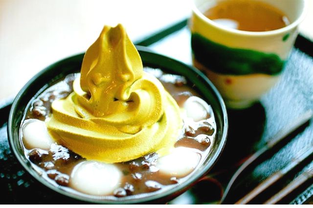 Cream Shiratama Zenzai from Hazuchio Tea Shop