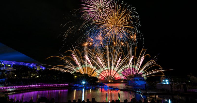 Image of fireworks display in Yokohama August Kanagawa [2023]