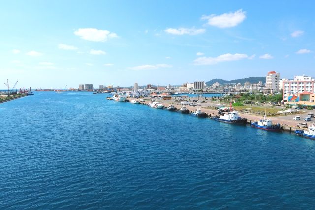 Ishigaki Island Ishigaki from the Southern Gate Bridge