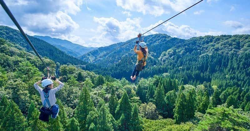 What is a zip line? Where is the best in Japan? What can you do in Japan? Thorough introduction of recommended plans!