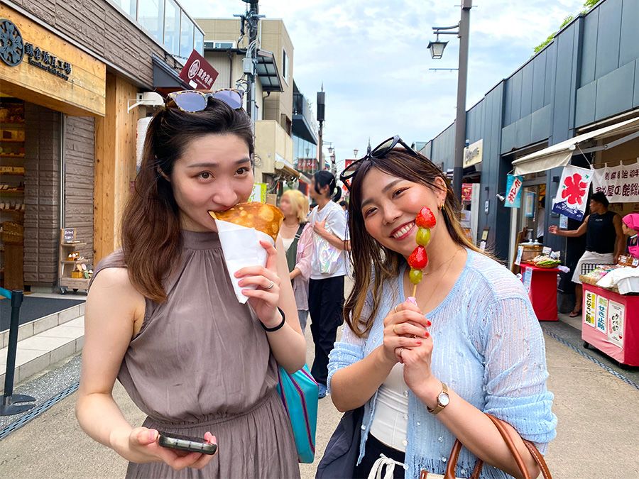 Zushi, Kamakura, Enoshima Driving Model Course Popular Spots & Activities Girls' Trip MOBILA Komachi Street Gourmet Spots Eating Out and About Coquelicot