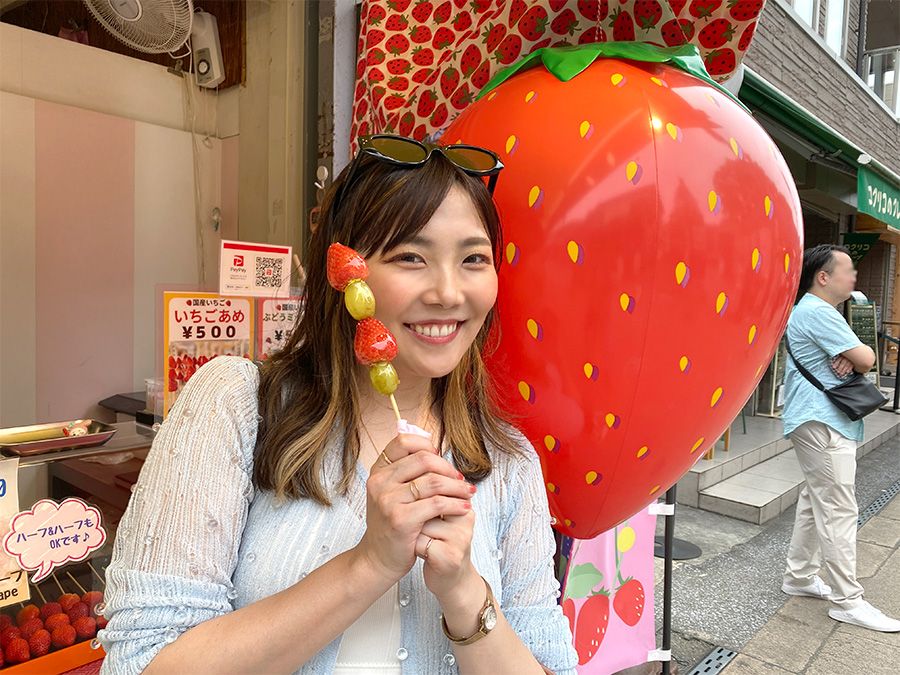 Zushi, Kamakura, Enoshima Driving Model Course Popular Spots & Activities Girls' Trip MOBILA Komachi Street Gourmet Spots Eating Out Fruit Candy Tanful Strawberry Candy