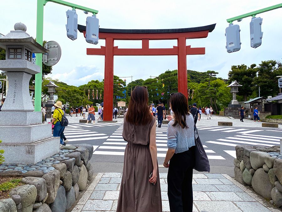 祖師/鎌倉/江之島駕駛模型路線 熱門景點與活動 Girls' Trip MOBILA 從小町街到鶴岡八幡宮 鳥居大鳥居七夕